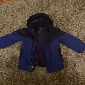 Blue winter coat for boys.